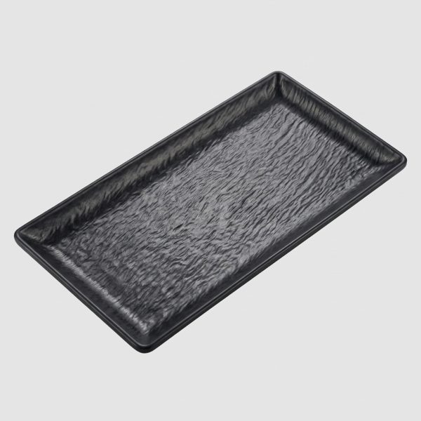 Ceramic_plate_product_photograph_202608071301 Plateau rectangulaire à bords relevés