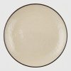 Assiette plate ronde en mélamine