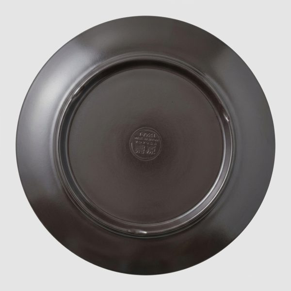 Assiette plate ronde en mélamine