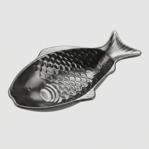 Plat en forme de poisson