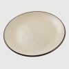 Assiette plate ronde en mélamine