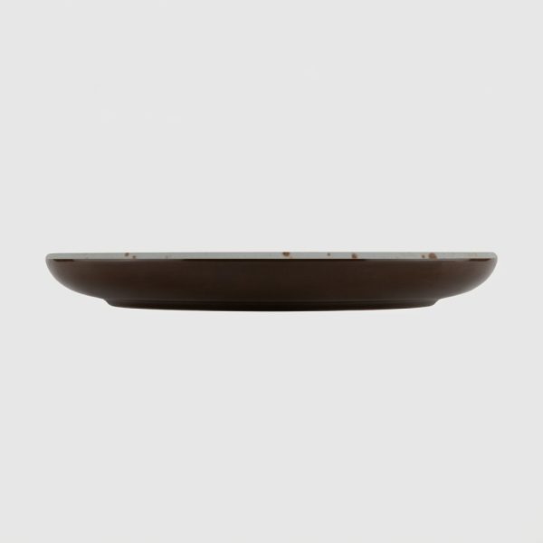 Assiette creuse émaillée rustique (Ø18.5 cm)