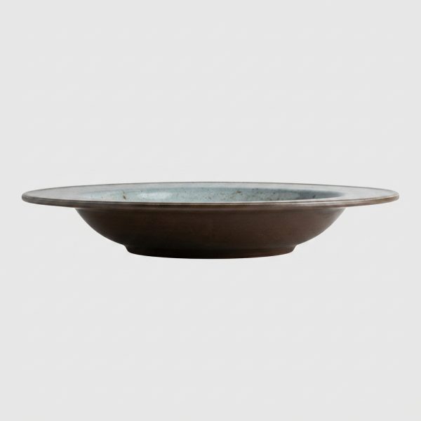 Assiette creuse ronde – Style  rustique (Ø25 cm)