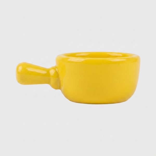 Ramequin rond avec manche bicolore