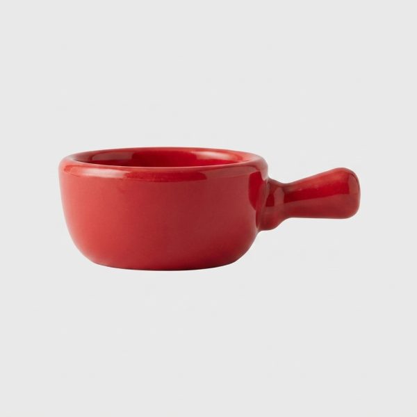 Ramequin rond avec manche bicolore